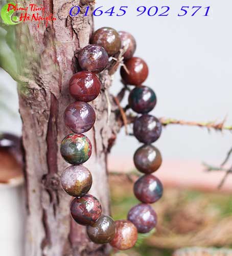 đá quý hà nguyễn- vòng tay đá phong thủy canxedon